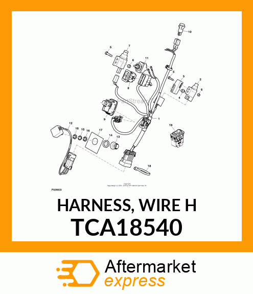 HARNESS, WIRE H TCA18540