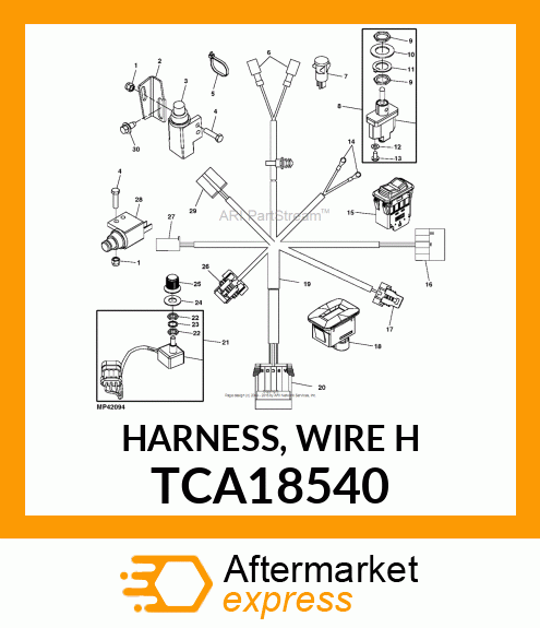 HARNESS, WIRE H TCA18540