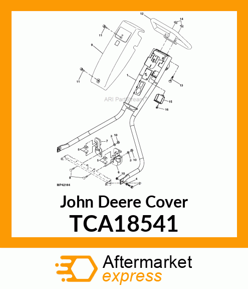 COVER, HBAR W/LABELS, E TCA18541