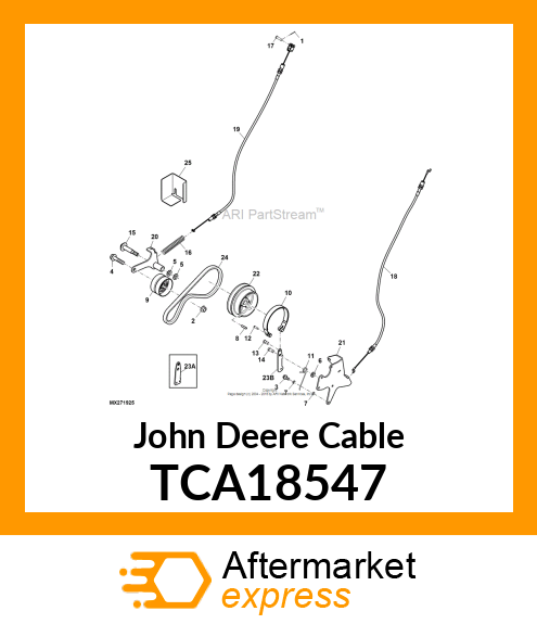 CABLE, BRAKE, E TCA18547