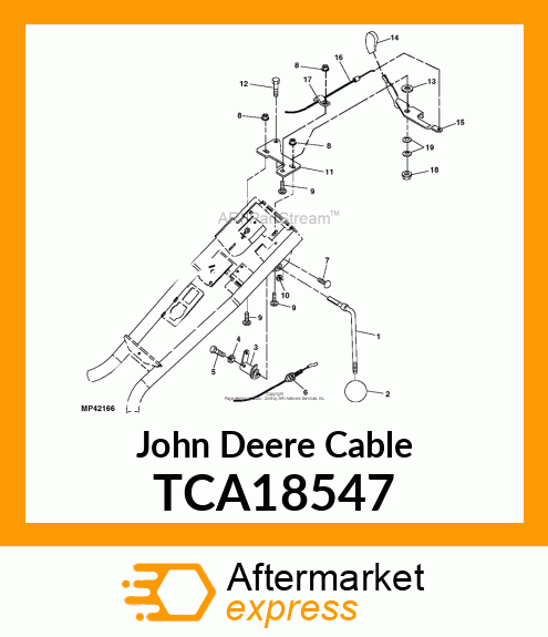 CABLE, BRAKE, E TCA18547