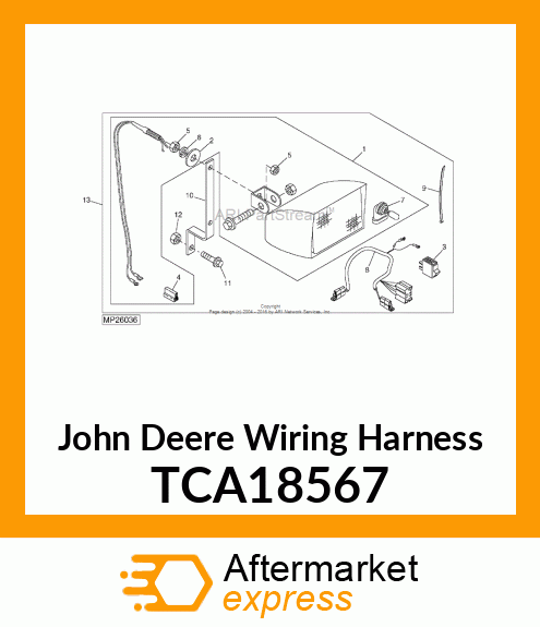 HARNESS, HEADLIGHT (ATLAS) TCA18567