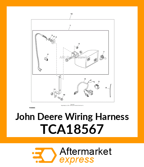 HARNESS, HEADLIGHT (ATLAS) TCA18567