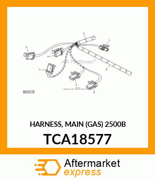 HARNESS, MAIN (GAS) 2500B TCA18577