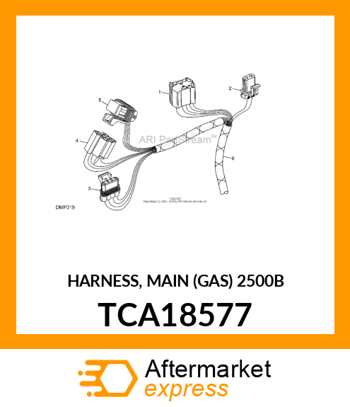 HARNESS, MAIN (GAS) 2500B TCA18577