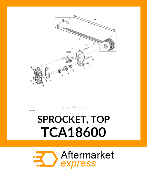 SPROCKET, TOP TCA18600