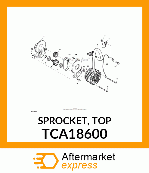 SPROCKET, TOP TCA18600