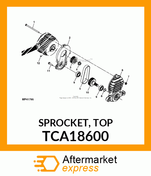 SPROCKET, TOP TCA18600