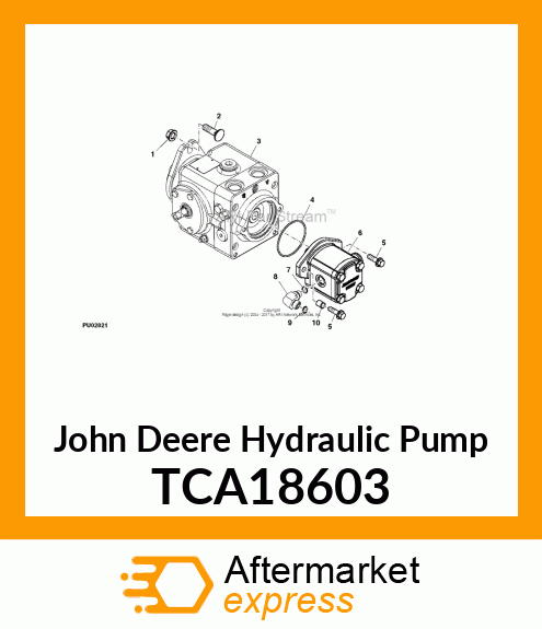 PUMP, HYDROSTAT TCA18603