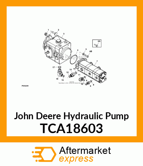 PUMP, HYDROSTAT TCA18603