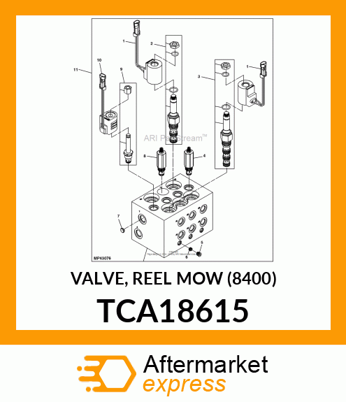 VALVE, REEL MOW (8400) TCA18615