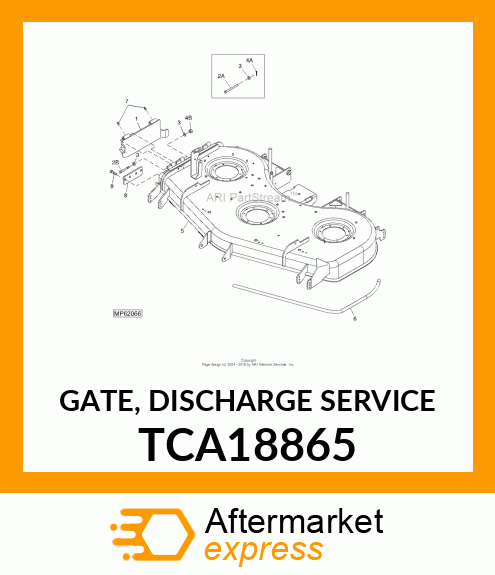 GATE, DISCHARGE SERVICE TCA18865