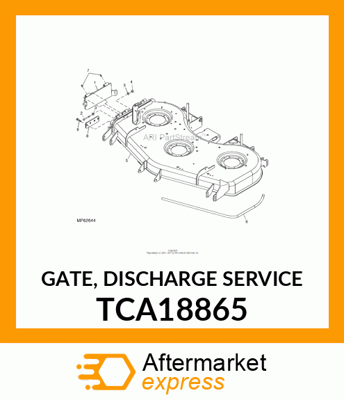 GATE, DISCHARGE SERVICE TCA18865