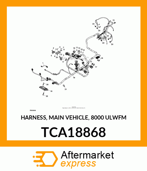 HARNESS, MAIN VEHICLE, 8000 ULWFM TCA18868