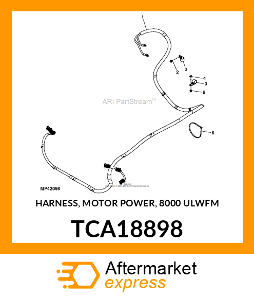 HARNESS, MOTOR POWER, 8000 ULWFM TCA18898