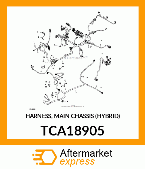 HARNESS, MAIN CHASSIS (HYBRID) TCA18905