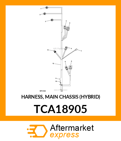 HARNESS, MAIN CHASSIS (HYBRID) TCA18905