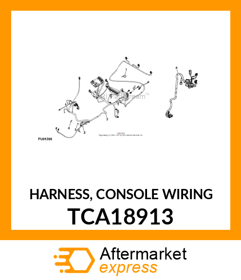 HARNESS, CONSOLE WIRING TCA18913