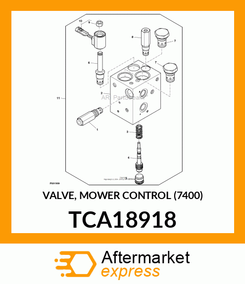 VALVE, MOWER CONTROL (7400) TCA18918