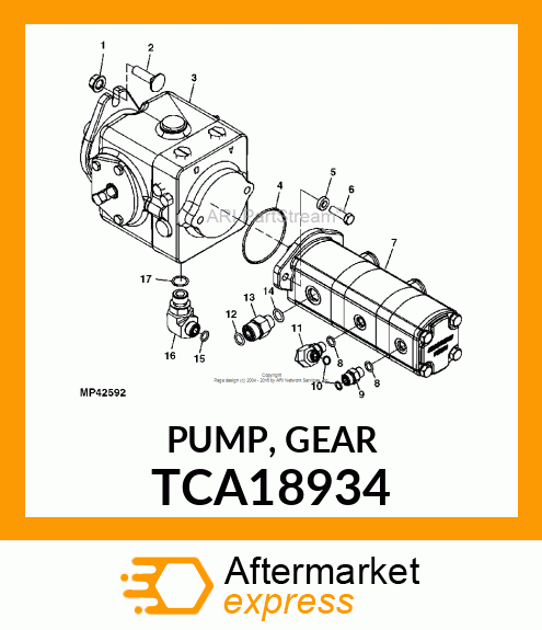 PUMP, GEAR TCA18934