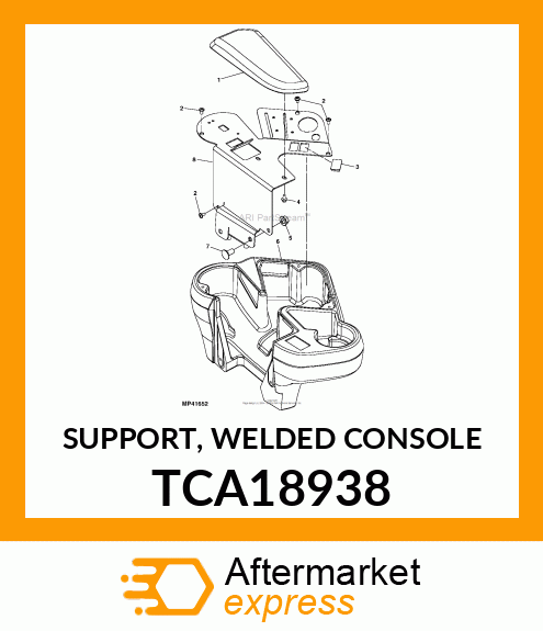 SUPPORT, WELDED CONSOLE TCA18938