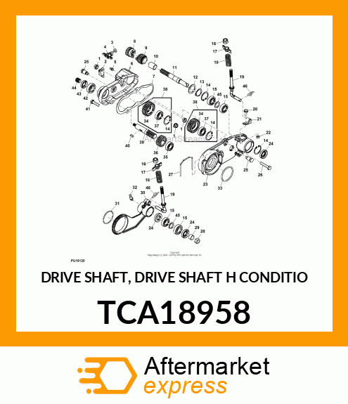 DRIVE SHAFT, DRIVE SHAFT H CONDITIO TCA18958