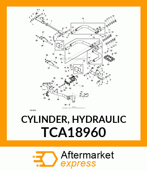 CYLINDER, HYDRAULIC TCA18960