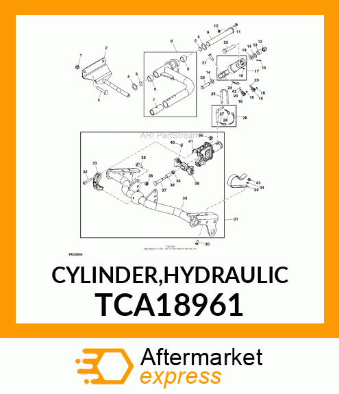 CYLINDER,HYDRAULIC TCA18961