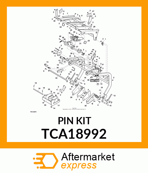 PIN, W/CABLE ASSY. TCA18992