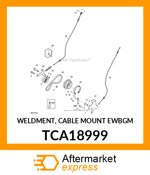 WELDMENT, CABLE MOUNT EWBGM TCA18999