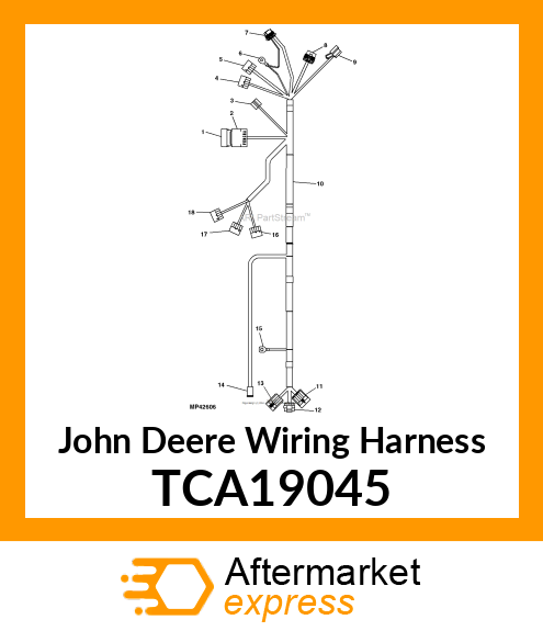 HARNESS, COMMAND ARM (8400) TCA19045