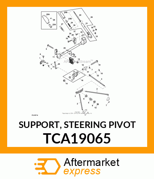 SUPPORT, STEERING PIVOT TCA19065