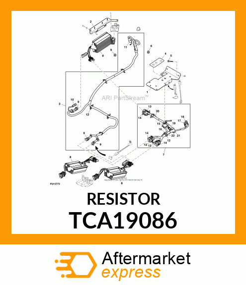 RESISTOR, MOLDED BODY SINGLE TCA19086