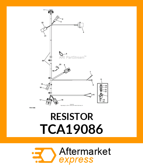 RESISTOR, MOLDED BODY SINGLE TCA19086