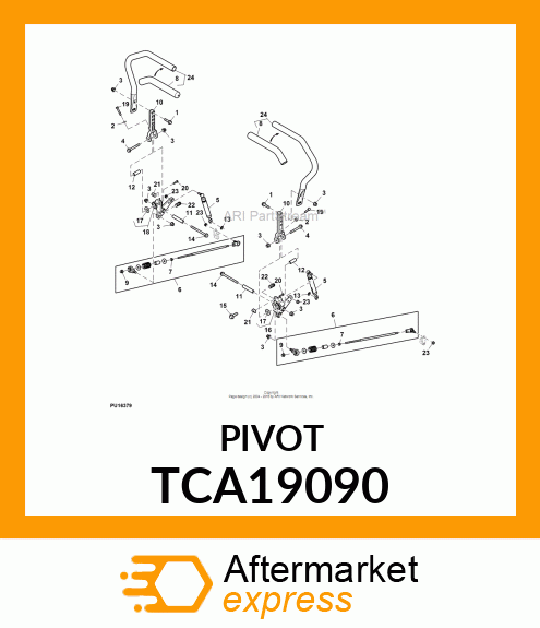 PIVOT, STEERING ASSEMBLY (RH) TCA19090