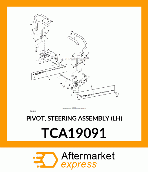 PIVOT, STEERING ASSEMBLY (LH) TCA19091