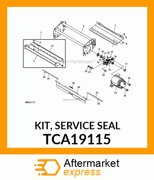 KIT, SERVICE SEAL TCA19115