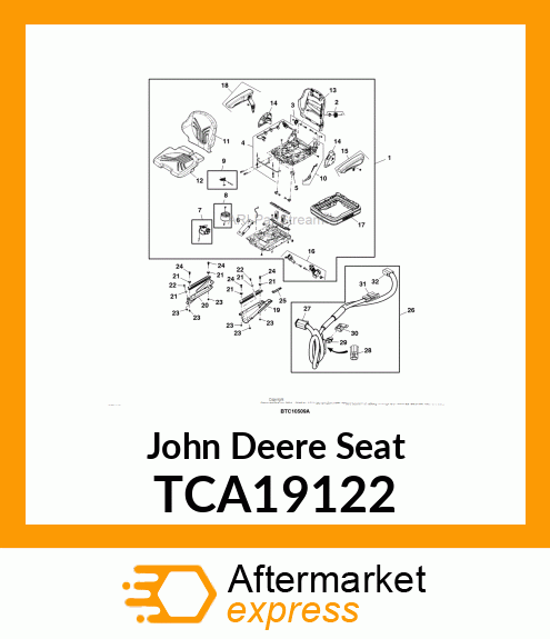 SEAT, GRAMMER AIR RIDE, 1400/1500 TCA19122