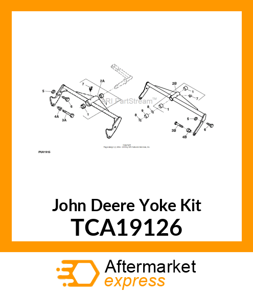 YOKE, 30 INCH WITH BUSHINGS TCA19126