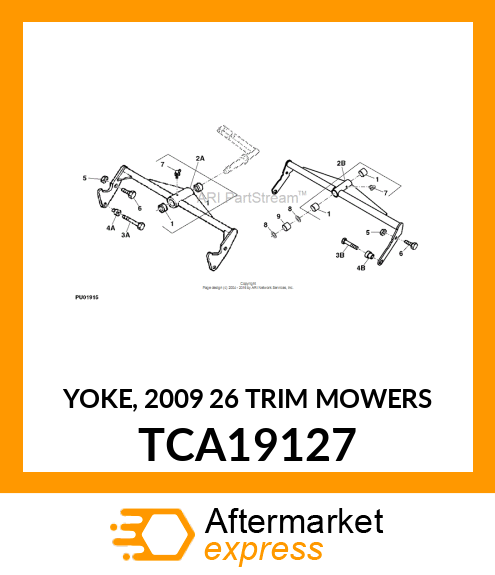 YOKE, 2009 26 TRIM MOWERS TCA19127