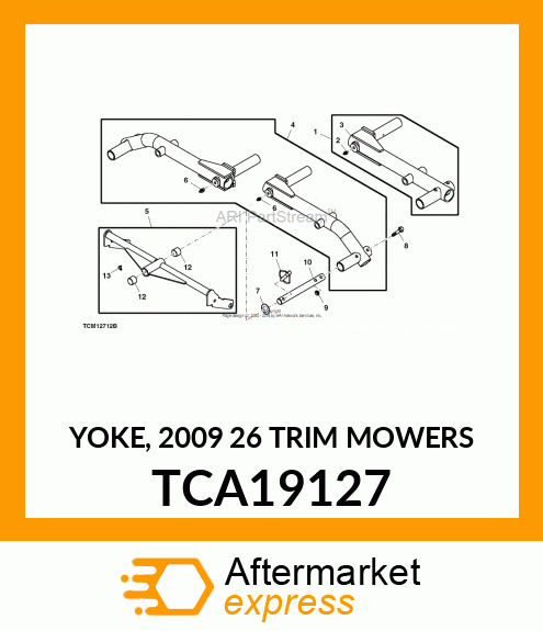 YOKE, 2009 26 TRIM MOWERS TCA19127