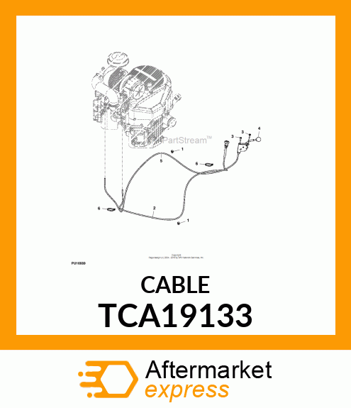 CABLE, THROTTLE TCA19133