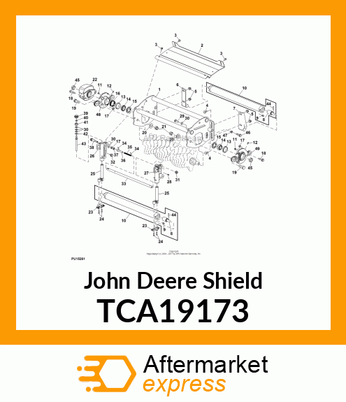 SHIELD (22H, W/ DECALS) TCA19173