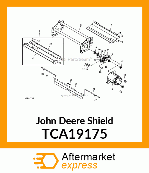 SHIELD (30H, W/DECALS) TCA19175