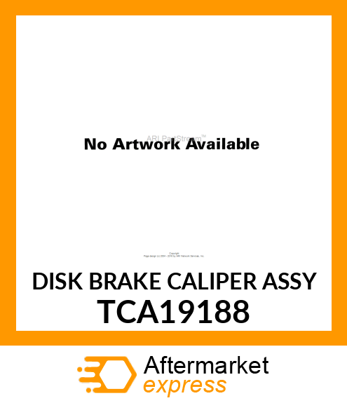 DISK BRAKE CALIPER ASSY TCA19188