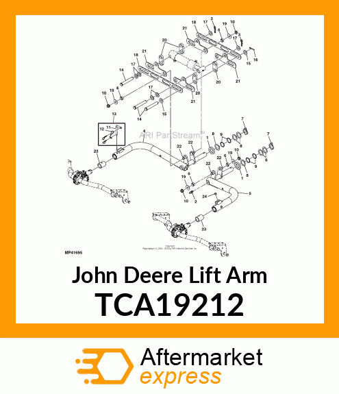 LIFT ARM, REAR LH TCA19212