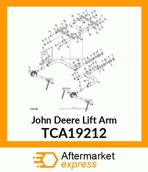 LIFT ARM, REAR LH TCA19212