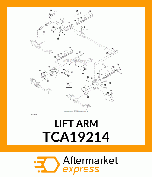 LIFT ARM, FRONT LH TCA19214