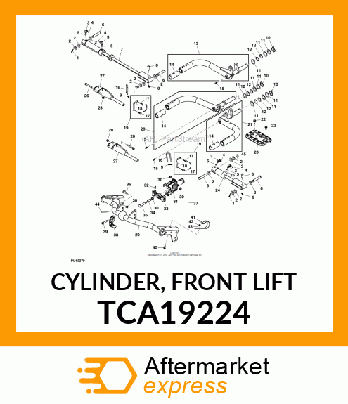 CYLINDER, FRONT LIFT TCA19224