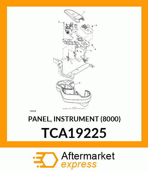 PANEL, INSTRUMENT (8000) TCA19225